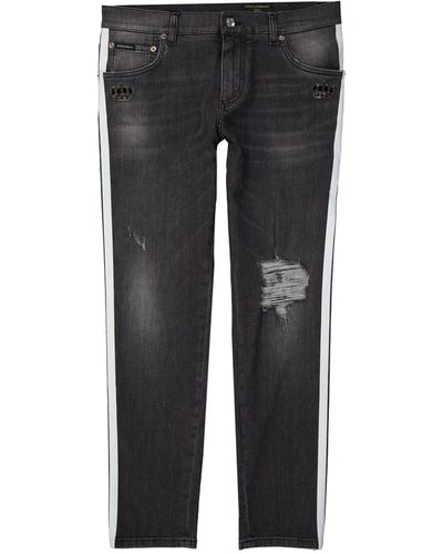 Dolce & Gabbana Skinny Denim Jeans - Gris