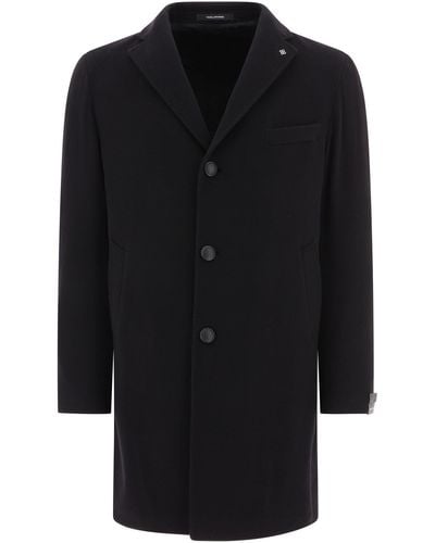 Tagliatore Single Breasted Coat - Black