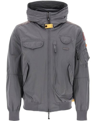 Parajumpers Chaqueta de bombardero con capucha gobi de - Gris