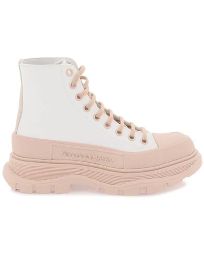 Alexander McQueen Tread Slick Boots - Roze