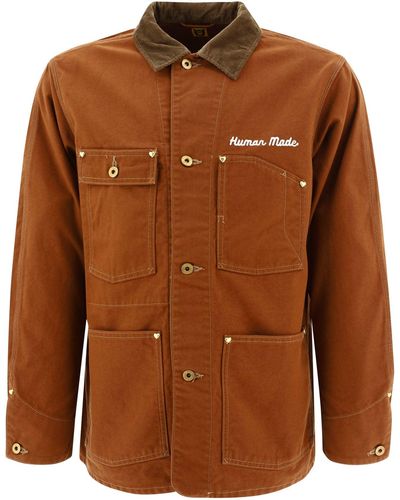 Human Made Duck Coverall Jacket - Brown
