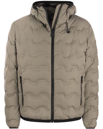 Colmar Uncommon Quilted Down Jacket With Hood - Gray