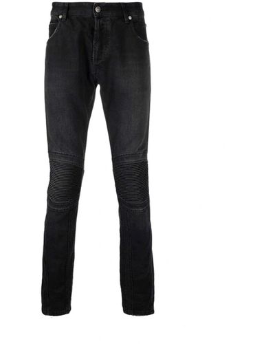 Balmain Jean en jean - Noir