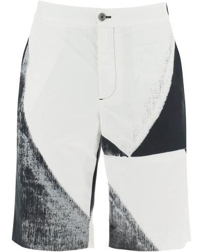 Alexander McQueen Pinselstroke -Shorts - Mehrfarbig