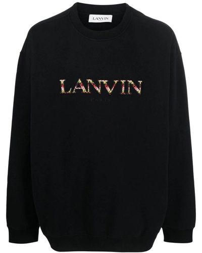Lanvin Logo Curb Sweatshirt - Schwarz