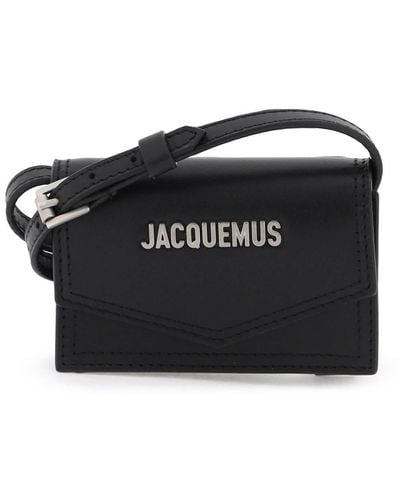 Jacquemus 'le Porte Azur' Crossbody -kaarthouder - Zwart