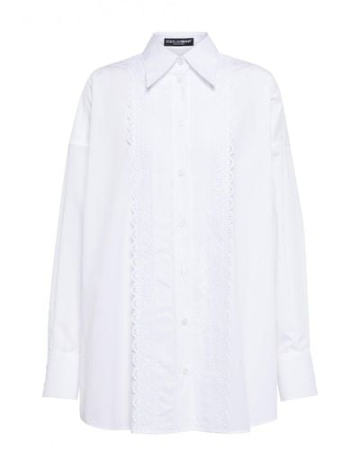 Dolce & Gabbana Baumwoll-Shirt - Weiß