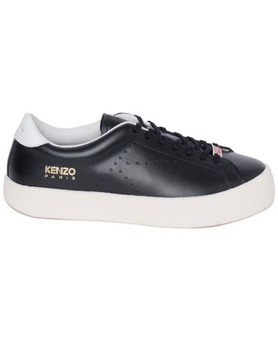 KENZO Leather Sneakers - Blue