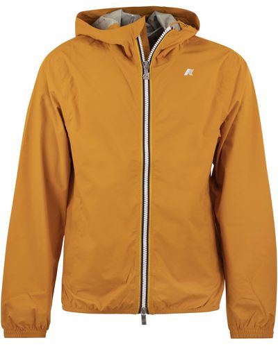 K-Way Jack Stretch Hooded Jacket - Orange