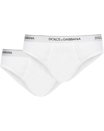 Dolce & Gabbana Unterwäsche Slips Bi Pack - Wit