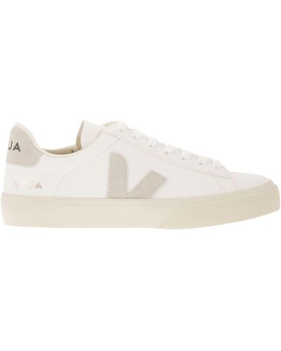 Veja Chromefree Lederen Trainers - Wit