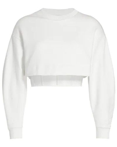 Alexander McQueen Sweatshirts - White