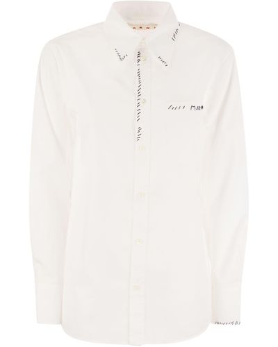Marni Cotton Shirt - Wit