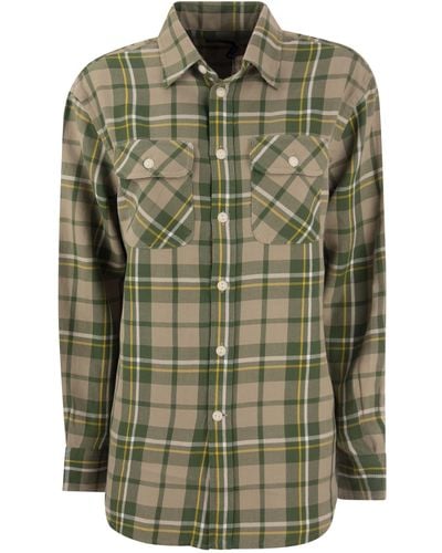 Polo Ralph Lauren Cotton Twill Plaid Shirt - Vert
