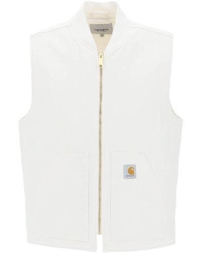 Carhartt Organic Cotton Classic Vest - Blanc