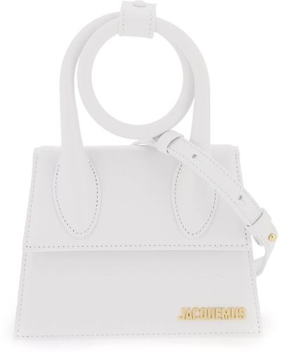 Jacquemus Le chiquito noeud bolsa - Blanco