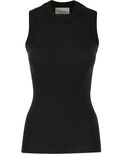 Sportmax Toledo Knitted Vest - Black