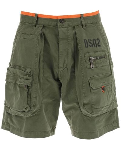 DSquared² Shorts de carga sexy - Verde