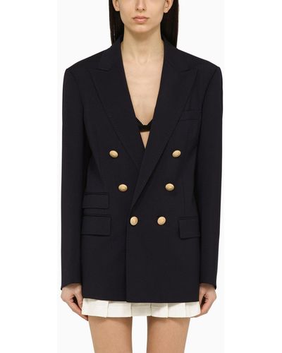 DSquared² Double-Breasted Jacket In - Black
