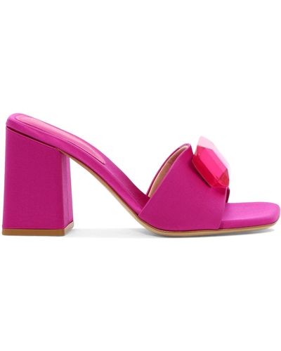 Gianvito Rossi Jaipur Slide Mules - Pink