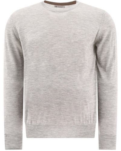 Brunello Cucinelli Lightweight Cashmere and Silk Sweater - Gris