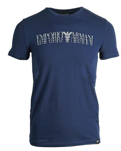 Emporio Armani 3z1t92 1j0az 0905 Marineblauw T-shirt