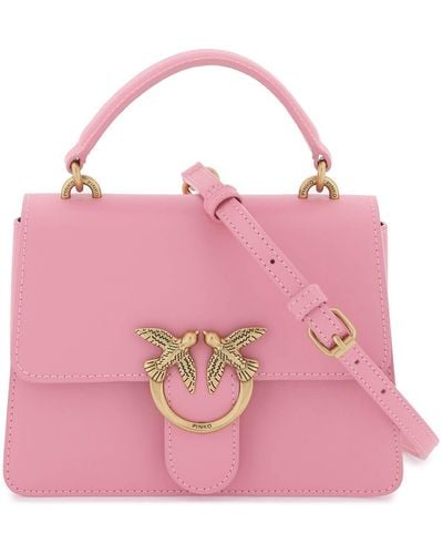 Pinko Love One Top Handle Mini Light Bag - Roze