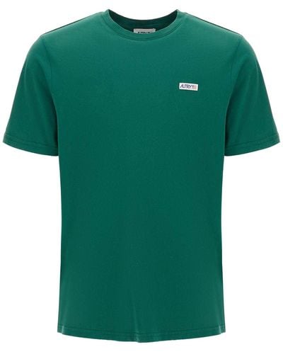 Autry Entspannte Fit T -Shirt - Grün