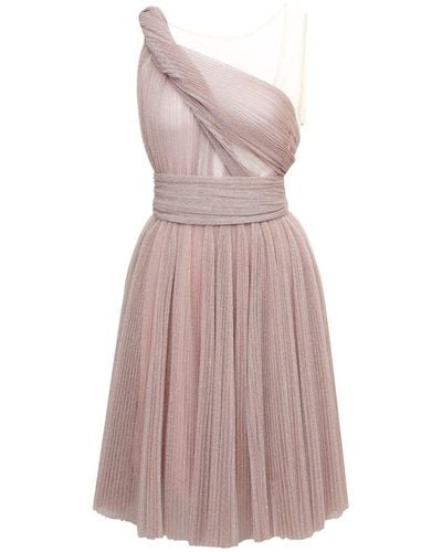 Dolce & Gabbana Dolce y gabbana un vestido de hombro - Rosa