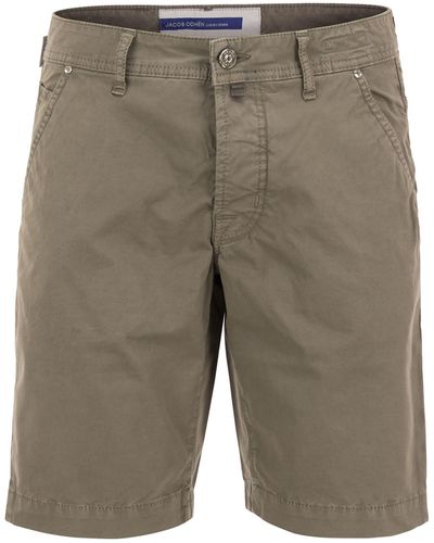 Jacob Cohen Cotton Bermuda Shorts - Grau