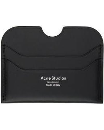 Acne Studios Holder de tarjetas de acne estudios de acné - Negro