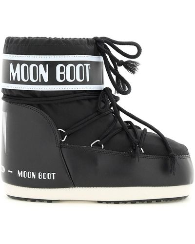 Moon Boot Icon Low Après-Skistiefel - Schwarz