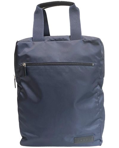 Marni Stoff Reisehandtasche - Blau