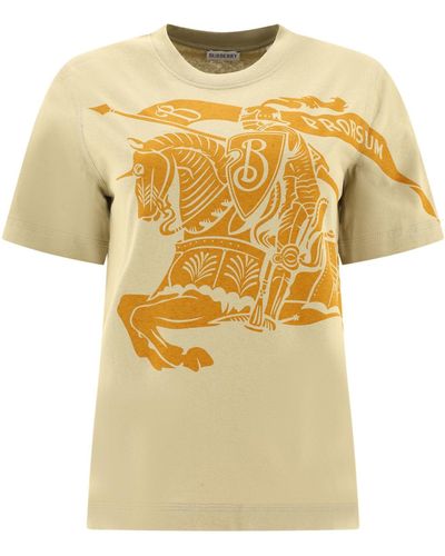 Burberry "Ekd" T -Shirt - Gelb