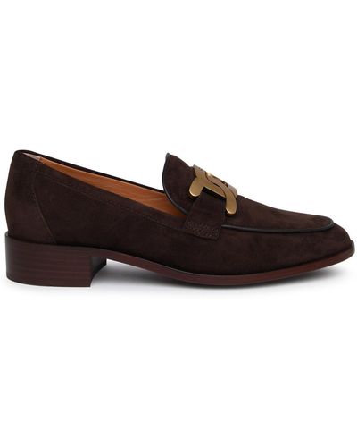 Tod's Tod 's Bruine Suede Loafers