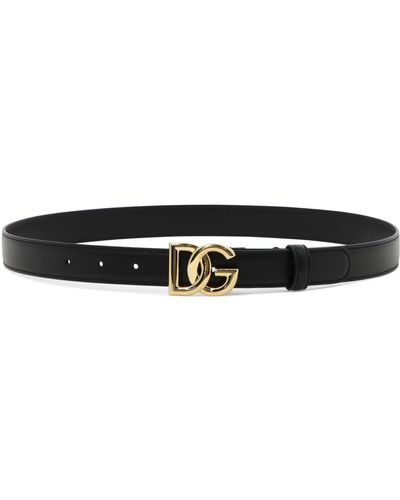 Dolce & Gabbana Ceinture DG - Blanc