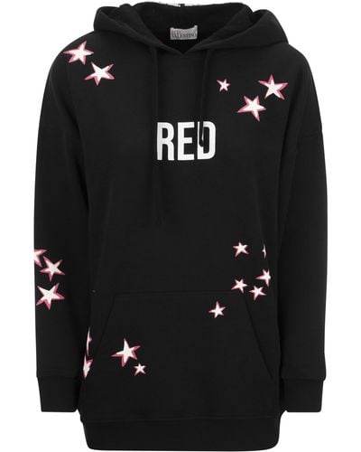 RED Valentino Jersey Sweatshirt - Zwart