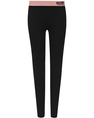 Moschino Moschino Ondergoed Ondergoed Logo -leggings - Zwart