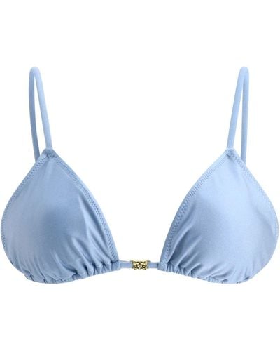 Ganni "Blue String" Bikini Top - Blau