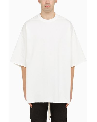 Rick Owens Tommy T White Oversize T-shirt In