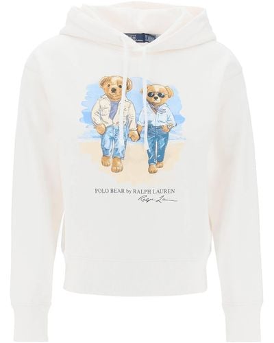 Polo Ralph Lauren Polo Bear Hooded Sweatshirt - Wit