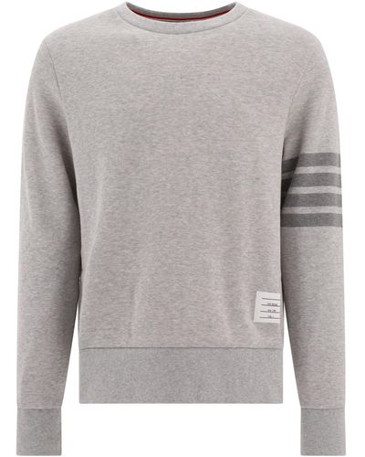 Thom Browne 4-bar Sweatshirt - Gray
