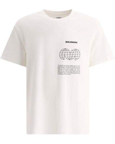 Salomon Camiseta de salomón "gráfico globe" - Blanco