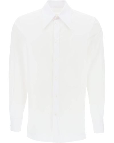 Maison Margiela "Camisa con cuello puntiagudo" - Blanco