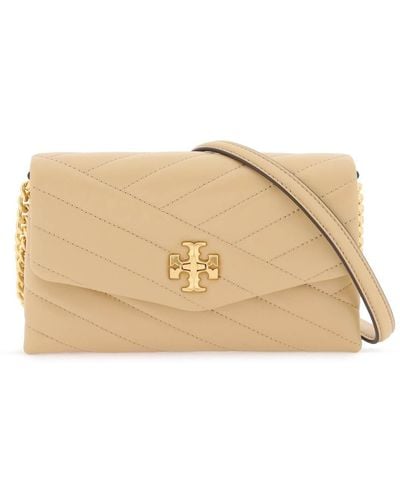 Tory Burch Chevron Nappa Leder Kira - Natur