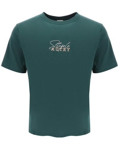 Autry Jeff Staple Crew Neck T -Shirt - Grün