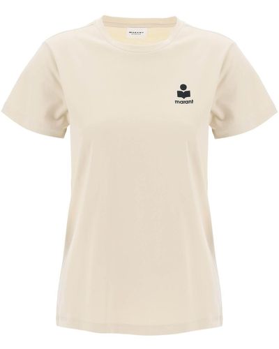 Isabel Marant Isabel Marant Etoile Aby Regular Fit T-Shirt - Natural