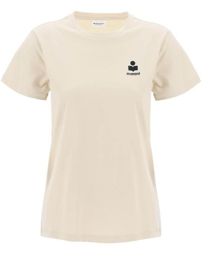 Isabel Marant Aby Regular Fit T -shirt - Naturel