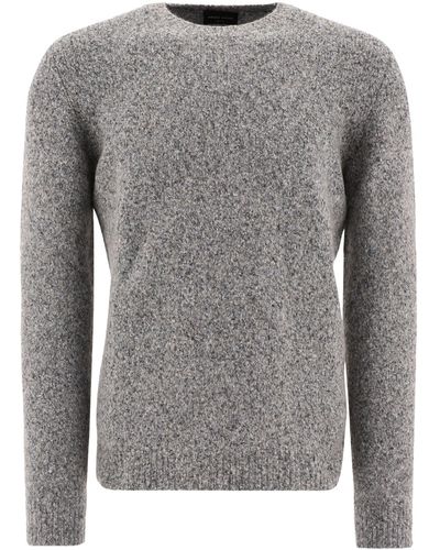 Roberto Collina Mélange Pullover - Grau