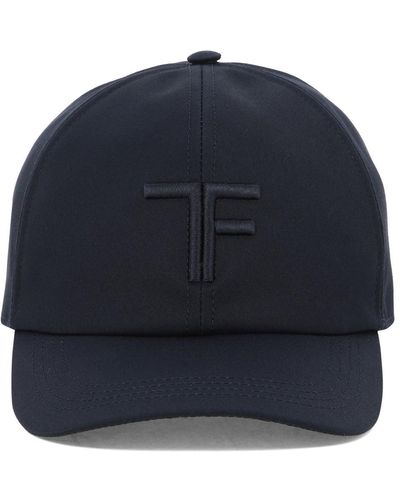 Tom Ford Baseball Cap With Logo - Blue